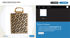 Desktop Screenshot of jutegoodsindia.net