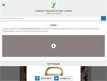 Tablet Screenshot of jutegoodsindia.net